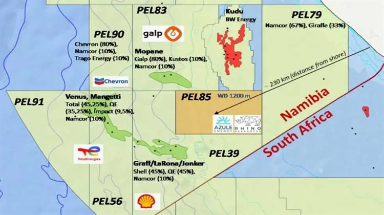 Ναμίμπια: Η TotalEnergies Προηγείται για το 40% του Κοιτάσματος Mopane